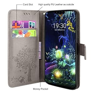 CMID Cover Huawei P Smart Plus 2019, Cover Honor 20 Lite, PU Cuoio Portafoglio Custodia Libro Antiurto in Piedi… - immagine 5