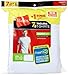 Hanes Men's Freshiq Comfortsoft Crewneck T-Shirt (Bonus Pack), White, Small