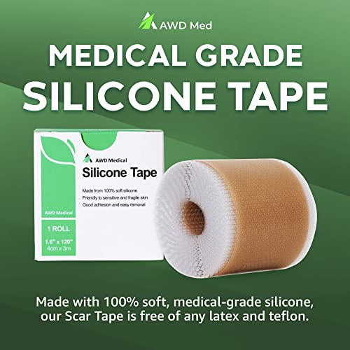 AWD Silicone Scar Tape for Surgical Scars Medical Grade Silicone Scar Sheets for C Section