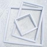 KIMISS Cross Stitch Frame Embroidery Clip Frame 27.9x27.9cm Plastic view 4