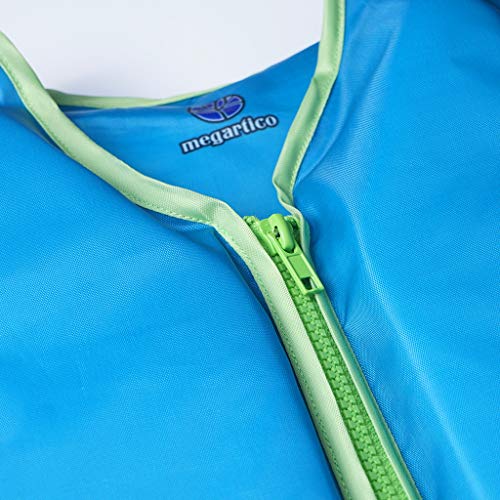Megartico Swim Float Vest Kids Childrens Swimming Jacket Buoyant Aid (Green Dorado, Large) - Thumbnail 2