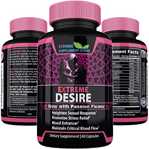 Extreme Desire It's Like Viagra for Women. With Tribulus Terrestris for Max Herbal Results. This Women's Libido Booster is A Sexual Enhancer.