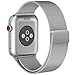Apple Watch Band, Fully Magnetic Closure Clasp Stainless Steel Bracelet Strap for smart watch Sport & Edition 42mm - Silver