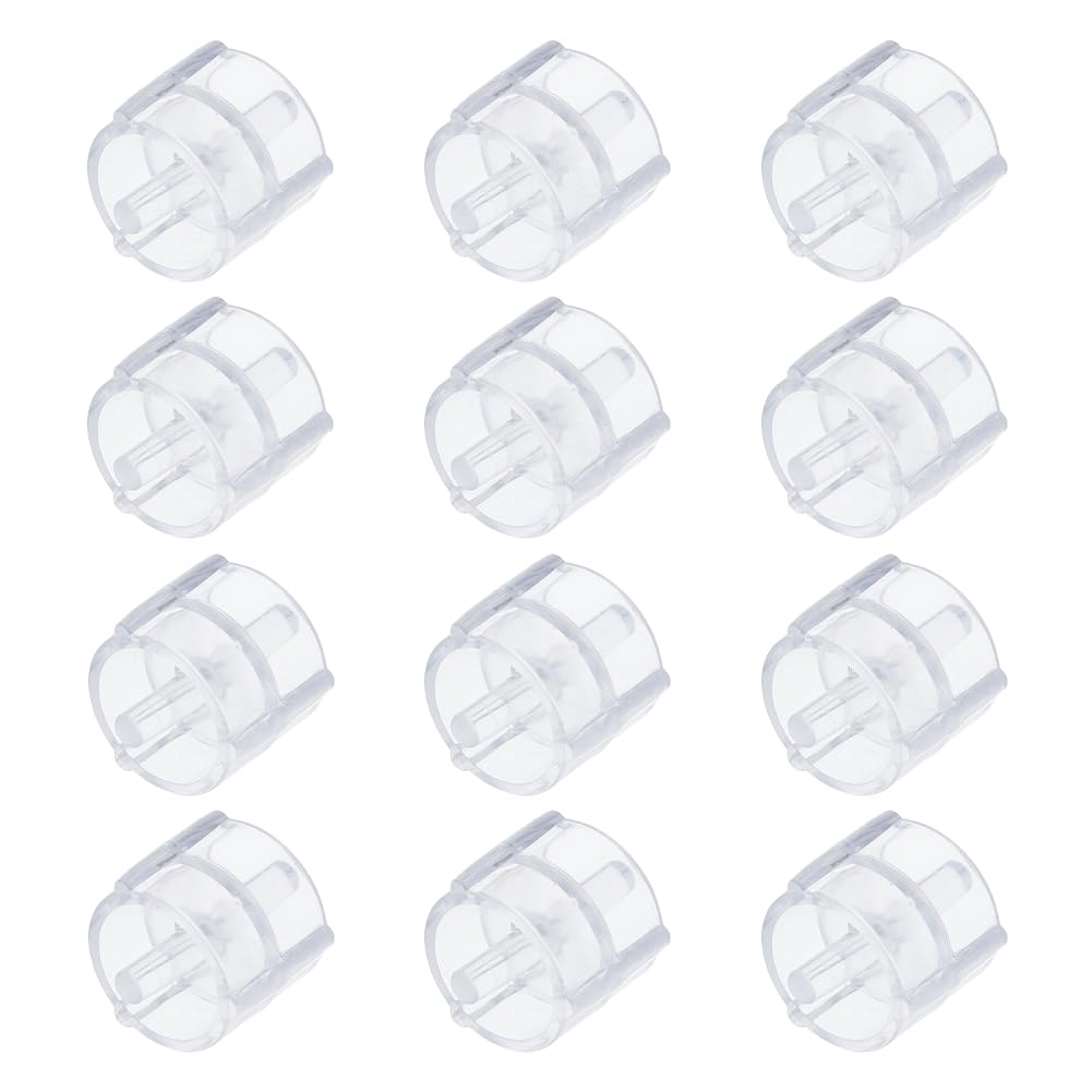 SUPERFINDINGS 12Pcs Tape Dispenser Replacement Core - 0.9inch (2.4cm) Small Plastic Tape Dispenser Insert