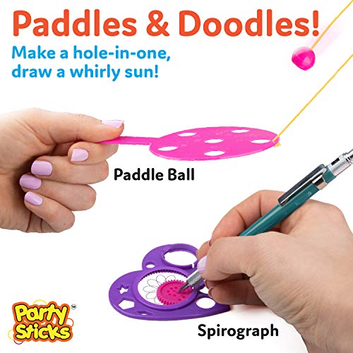 PartySticks Party Favors for Kids - 120pc Assorted Carnival Party Supplies, Small Bulk Toys for Goodie Bags - Thumbnail 4