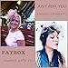 FAYBOX Elegant Silk Flower Feather Dot Net Fascinator Hat Hair Clip BlushPink