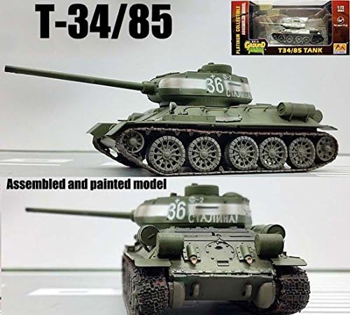 lobezm WWII Russian T-34-85 tank 1944 1/72 finished no diecast model