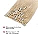 100% Remy Human Hair Clip in Extensions Grade AAAAA Natural Hair Full Head 7pcs 16clips Standard Weft Long Silky Straight for Women Fashion and Beauty (20