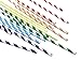 150 Pieces Paper Straws Drinking for Everyday,Birthday,Wedding,Party-Colorful Rainbow (Rainbow)
