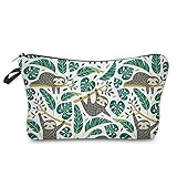 Cosmetic Bag for Women,Loomiloo Adorable Roomy Makeup Bags Travel Waterproof Toiletry Bag Accessories Organizer Sloth Gifts (Sloth 51476)