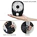 LP Mini USB Output Electric Fan Compact Easy To Carry for the Office , Home , Dorm , Study , Library , Games Room Outdoor Travel , Keep You Cool and Relaxed (Black)