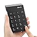 USB Numeric Keypad, BonyTek 19 Keys Numpad, USB Wireless Number Pad with 2.4G Mini USB Numeric Receiver for Laptop Desktop PC Notebook - Black (Ordinary Version)