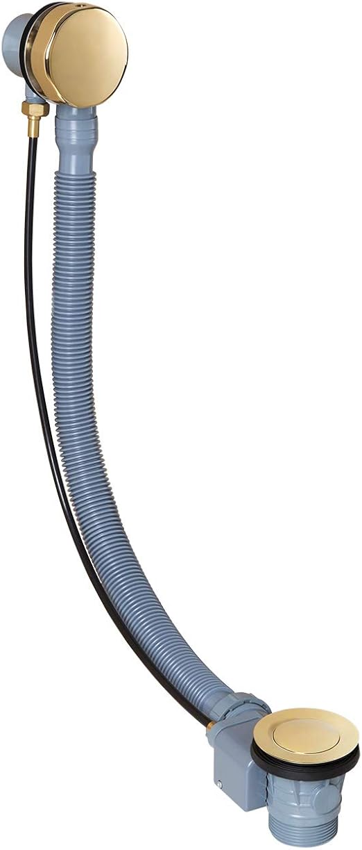 Gold Pop Up Bath Waste Overflow Amazon.co.uk DIY & Tools