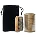 Beard Brush Kit Boar Bristle Brush and Sandalwood Comb with Storage Bag for Men, Fine & Coarse Teeth Dual Brush for Mustache Anti-Static