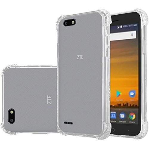 For ZTE Blade Force N9517 Shock Proof Rugged Edge Design TPU Blister Package Case (Clear)