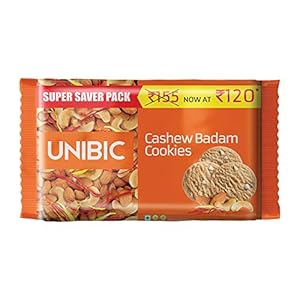UNIBIC Cashew Badam Cookies, 500 g