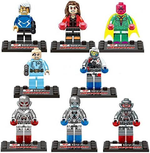 8 Sets Avengers:Age of Ultron MiniFigures Building Blocks Toys