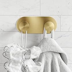 Kraus Elie Bathroom Robe and Towel Rack with 2