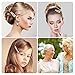 Pearl Hair Clip for Women Hair Pins for Girls Ties for Birthday Valentines Day Gifts Wedding Bridal Bridesmaid Ornaments Barrette Styling Tools (6pcs)