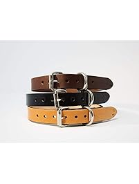 Premium Dog Collar Leather Dog Collar High Quality Dog Collar Heavy Duty Dog Collar Horween Leather Dog Collar Personalized Dog Collar