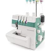 Industrial Electric Serger, Electric Overlock Sewing Machine, | Metal Frame Overlock Machine with LED Light, 4/3/2 Thread Serger, 1200 Stitches for Garment Shop &amp; Home Sewing