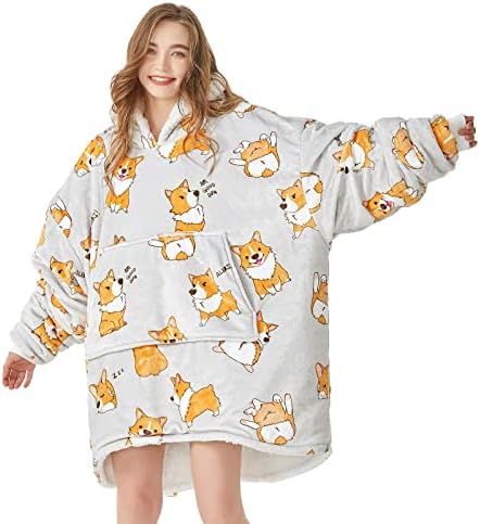 Wearable Blanket Kuddly Blanket Hoodie Homemate Wearable
