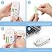 Rechargeable Wireless Mouse, Jelly Comb 2.4G Slim Optical Mice - Less Noise, 3 Adjustable DPI, Portable Mobile Wireless Mouse for Notebook, PC, Laptop, Computer, MacBook - White and Gold