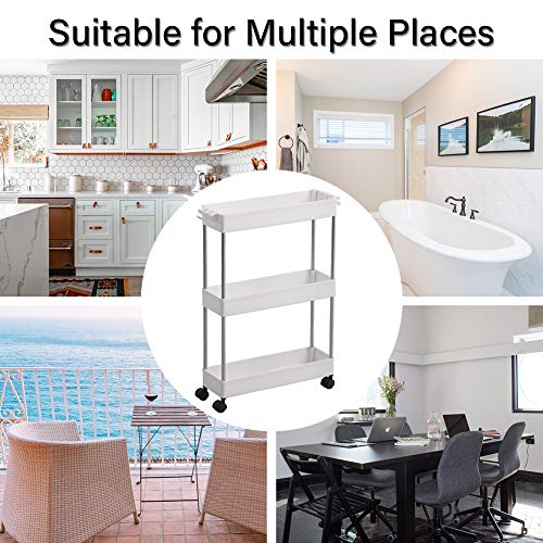 SPACEKEEPER 3 Tier Slim Storage Cart - Image 7