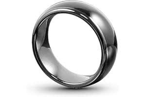 HECERE T5577 chip RFID Black Ceramics Smart Finger rewrite Ring ID Wear for Men or Women (T5577 125KHZ-10#)