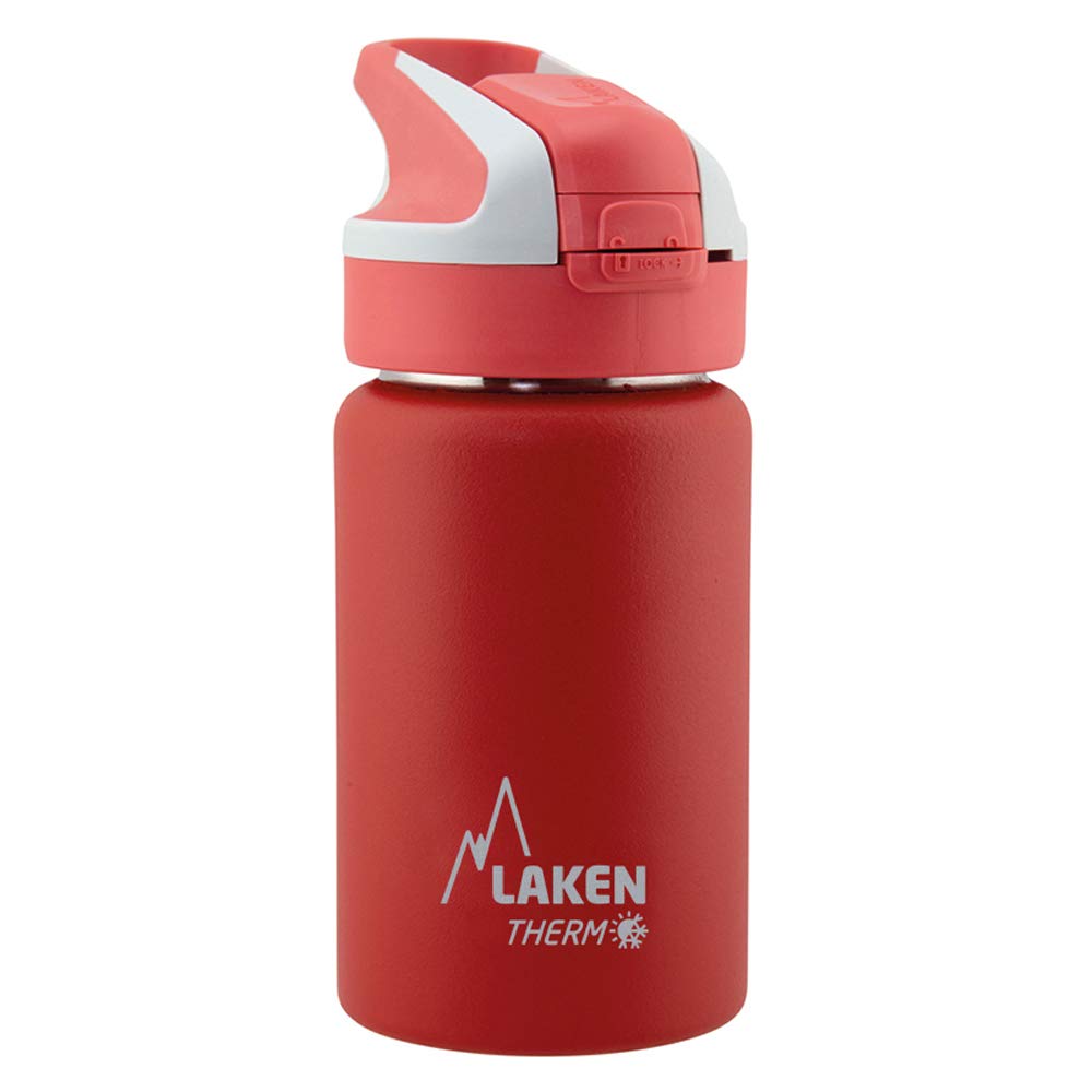 Laken Unisex - Adults Thermal with summit closure 0.35 L Thermal Bottle, TS3R, red, 0.35