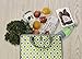 PackIt Freezable Grocery Shopping Bag with Zip Closure, Geometric