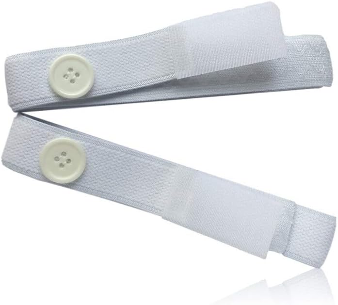E&E Urine Leg Bag Strap - Button Type, Non-Latex, Medium, Pack of 1, MEDIUM (Pack of 1)