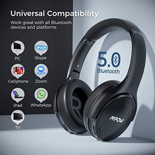 ایگرد | قیمت و خرید Mpow H19 IPO Active Noise Cancelling Headphones Black + Mpow  059 Lite Bluetooth Headphones Black