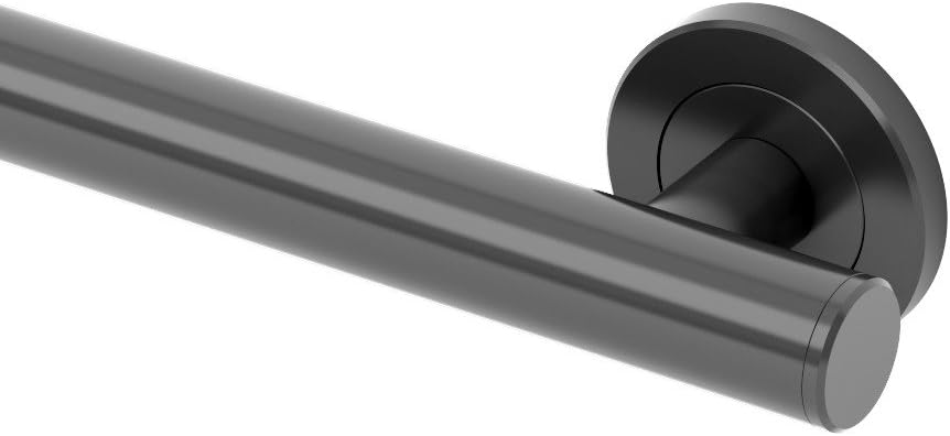 Gatco 852MX Latitude II 18" Grab Bar, Matte Black