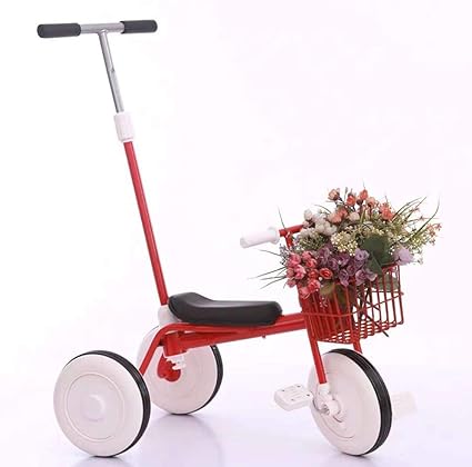 Amazon.com: Trikes para bebé, con mango de padre, triciclo para niños de 18 meses a 5 años con 3 ruedas multifunción de empuje de aprendizaje (color: rojo): Sports \u0026 Outdoors
