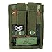 MFH Double 9mm Magazine Pouch Small MOLLE Flecktarn