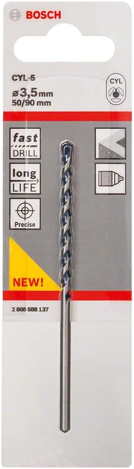 Bosch CYL-5 Concrete Drill Bit 3.5 x 90 mm Robust Line 1x