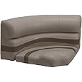 Wise BM11002-1749 Premier Series Pontoon 32" Bow Radius Corner Seat Cushion Set, Mocha Java/Café/Mushroom