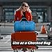 Gonex 60L Packable Travel Duffle Bag Foldable Duffel Bags for Luggage Gym Sports Camping Travelling Cycling Storage Shopping Water & Tear Resistant Blue