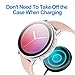 EZCO 2-Pack Screen Protector Case Compatible with Samsung Galaxy Watch Active 2 40mm / 44mm, Plated Soft Tup Case Full Coverage Screen Protective Cover Bumper Shell for Galaxy Active 2 Watch