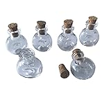TAI DIAN Mini Glass Bottles Pendants XO Shape Small