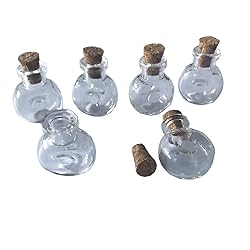 TAI DIAN Mini Glass Bottles Pendants XO Shape Small