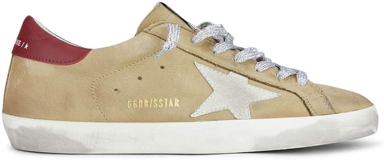 Golden Goose Superstar Nabuk Upper Suede Star Leather Mens
