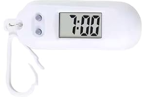 Sporty LED Digital Key Chain Pocket Watch Miniature Clock Practical Travel Backpack Accessories Easy Reading Clock for Studen