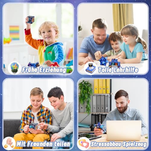 Toy from 7-11 Year-Old Boys: Gifts for 6-12 Year Olds, Boys/Girls, Infinity Cube, Magic Cube, Gift Ideas, Anti-Stress Cube, IQ Puzzle for Children, Adults