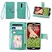 IZENGATE Executive Premium PU Leather Wallet Flip Case Cover Folio Stand for LG G2 (Sprint & T-Mobile Only) (Mint)