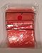 3030 Apple Mini Ziplock 100 Baggies Red Color Colored 100 Bags 3" X 3"