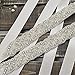 Remedios Embellished Satin Sash Bridal Wedding Belt for Women,Ivory