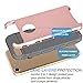 iPhone 7 Case, Tekcoo™ [TDuke Series] iPhone 7 (4.7 INCH) Protective Case Shock Absorbing Hard Hybrid Defender Glossy Cover [Scratch Proof] Plastic Shell + TPU Rubber Inner [Rose Gold/Grey]