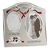 Anniversary Photo Frame Happy Anniversary 40th Ruby
